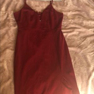 Formal red dress